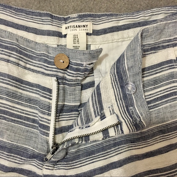 Artisan NY linen shorts, 8 - Picture 3 of 7